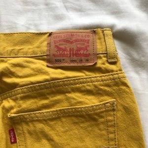 Perfect Condition Levi’s Yellow Jeans